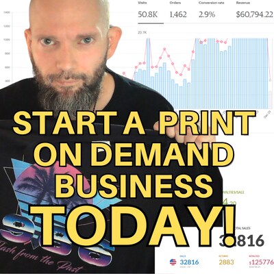 Start a Print On Demand Business Passive Income Classes
